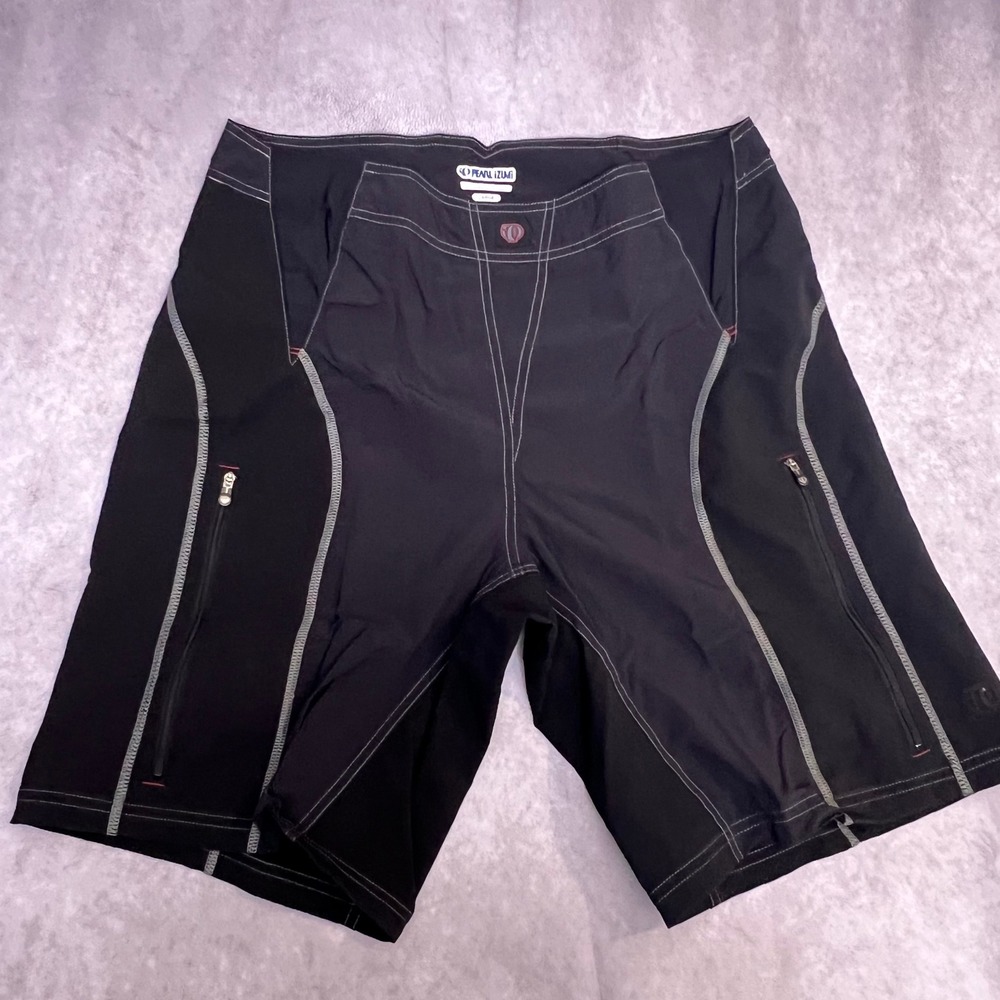 Pearl Izumi Cycling Shorts Mens Large Black Excellent MTB Mountain Bike Trail